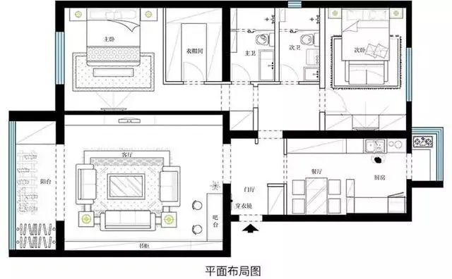 家多福装饰 | 老公不做吊顶，客厅与阳台打通，只花了10万，邻居纷纷上门请教！