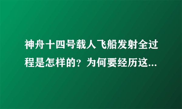 神舟十四号载人飞船发射全过程是怎样的？为何要经历这么多的流程？