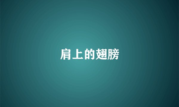 肩上的翅膀