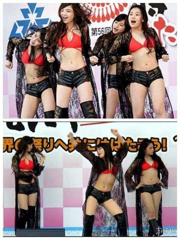 日本小学生女团复出泳衣秀 身材发育的也太好了吧！
