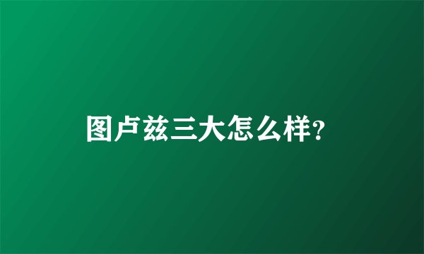 图卢兹三大怎么样？