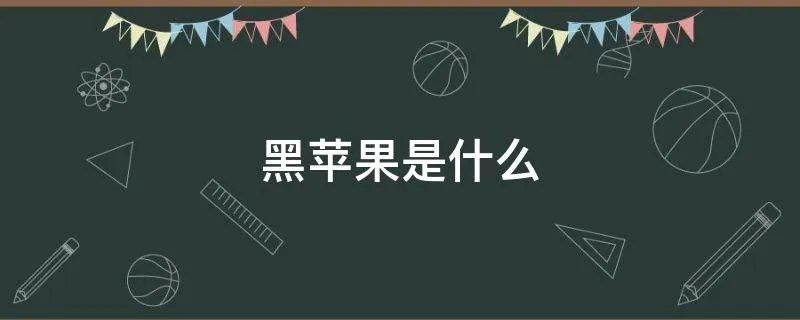 黑苹果是什么