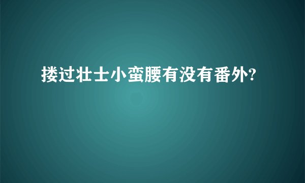 搂过壮士小蛮腰有没有番外?