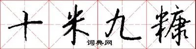 十米九糠