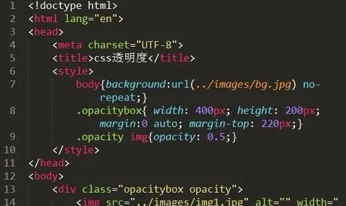 css透明度，css图片透明度设置方法
