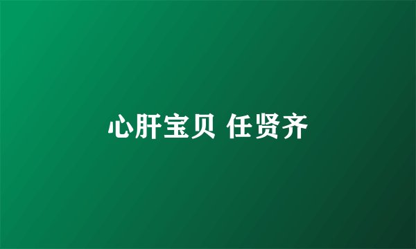 心肝宝贝 任贤齐