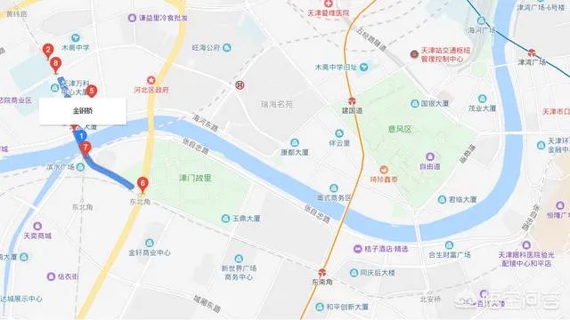 天津彩虹桥的具体位置在哪里?