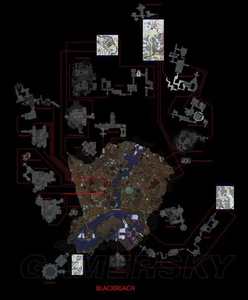 《上古卷轴5：天际》黑降地图