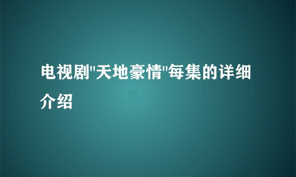 电视剧