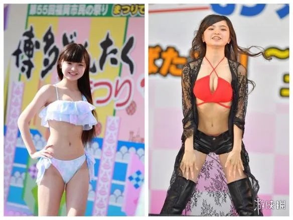 日本小学生女团复出泳衣秀 身材发育的也太好了吧！
