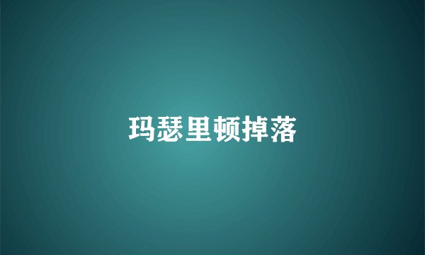 玛瑟里顿掉落