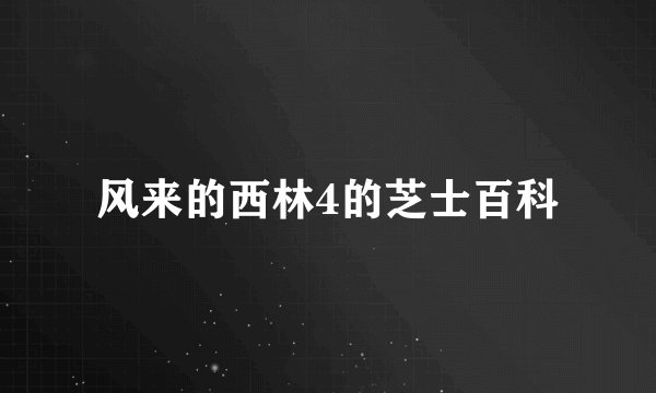 风来的西林4的芝士百科