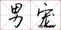 男宠