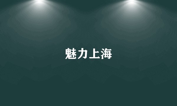 魅力上海
