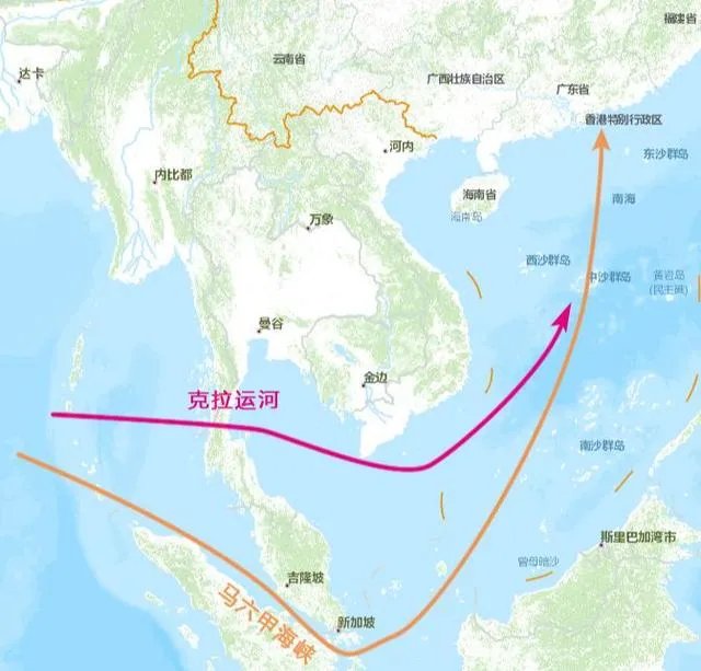 克拉运河地图