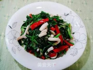 韭菜炒鱿鱼