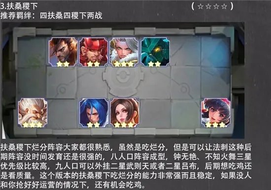 王者荣耀王者模拟战最新强势阵容一览 新版本最强阵容大全