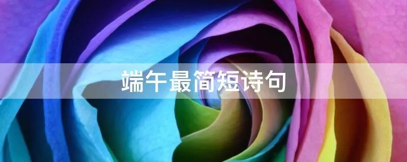 端午最简短诗句