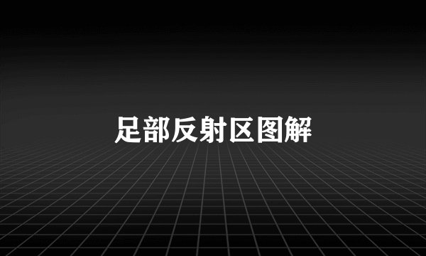 足部反射区图解