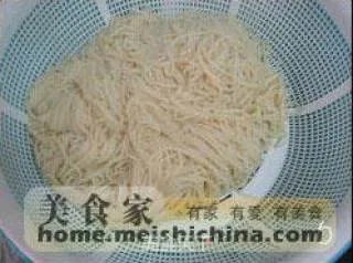 肉丝炒面