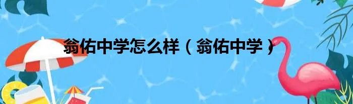 翁佑中学怎么样（翁佑中学）