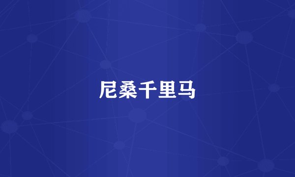尼桑千里马