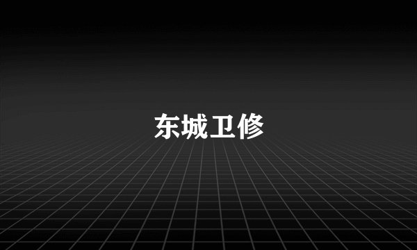 东城卫修