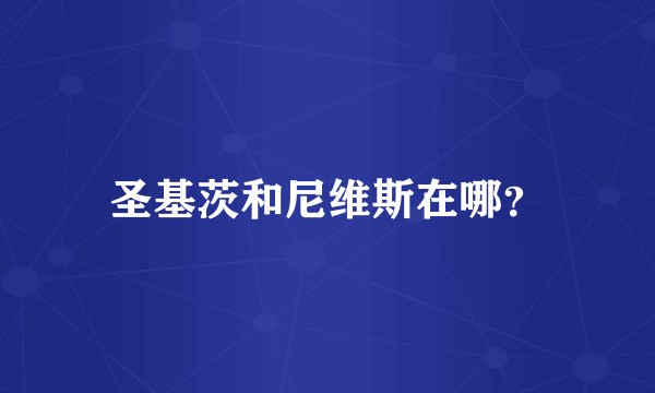 圣基茨和尼维斯在哪?