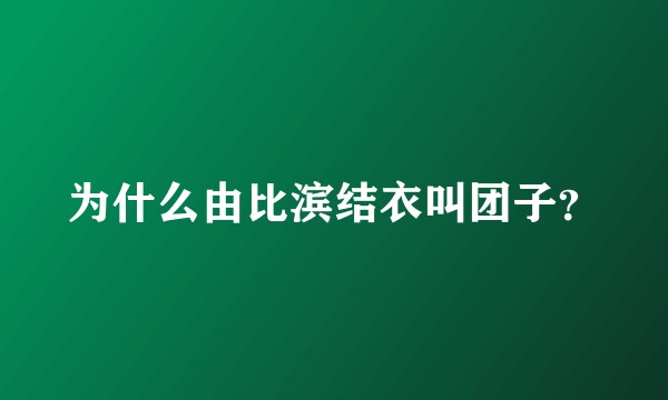 为什么由比滨结衣叫团子？