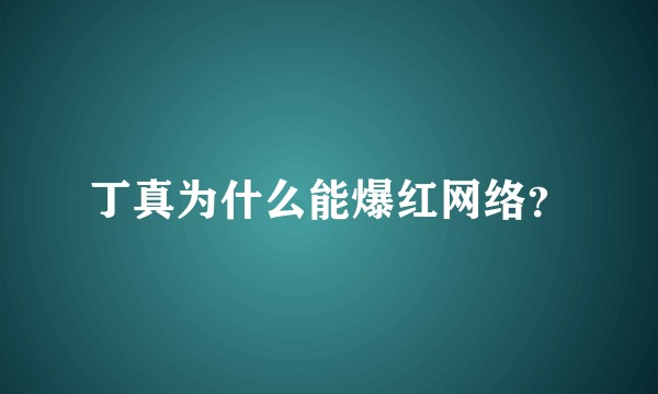 丁真为什么能爆红网络？