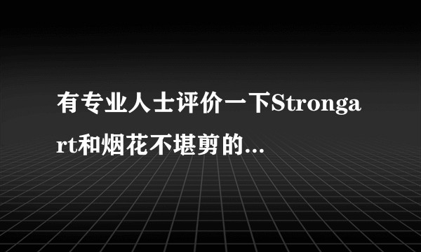 有专业人士评价一下Strongart和烟花不堪剪的数学水平吗？
