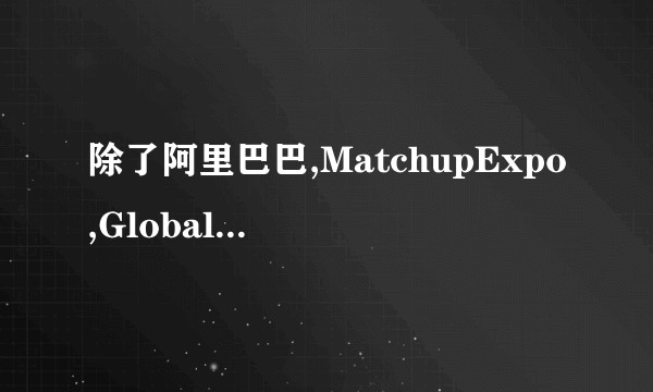 除了阿里巴巴,MatchupExpo,Globalbuy.net，还有哪些 B2B 平台？