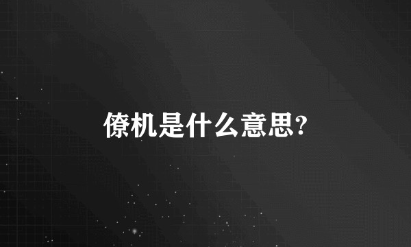 僚机是什么意思?