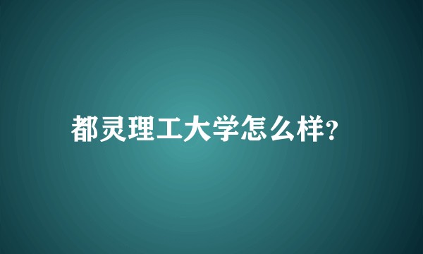 都灵理工大学怎么样？