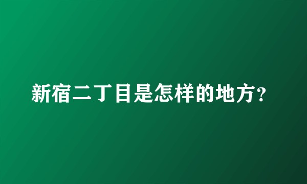 新宿二丁目是怎样的地方？